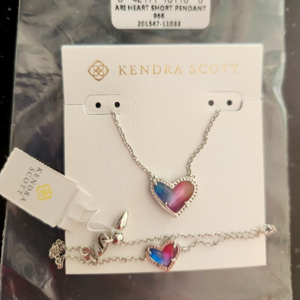 Kendra Scott Ari Heart Necklace & Bracelet
